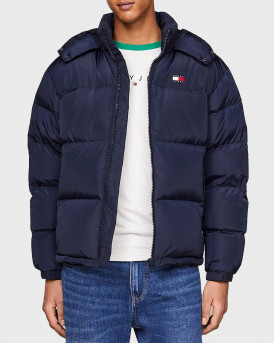 TOMMY JEANS TJM ALASKA MEN'S PUFFER JACKET - DM0DM19537 - BLUE