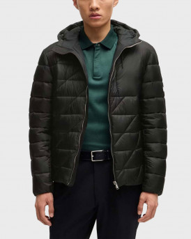 BOSS C-CALLEAS ΑΝΔΡΙΚΟ ΜΠΟΥΦΑΝ PUFFER ΜΕ ΚΟΥΚΟΥΛΑ - 50524648 - ΜΑΥΡΟ