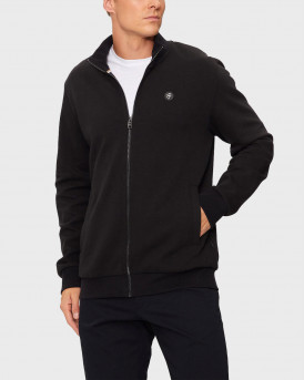 BOSS C-SIZA MEN'S ZIPPED CARDIGAN - 50523916 - BLACK