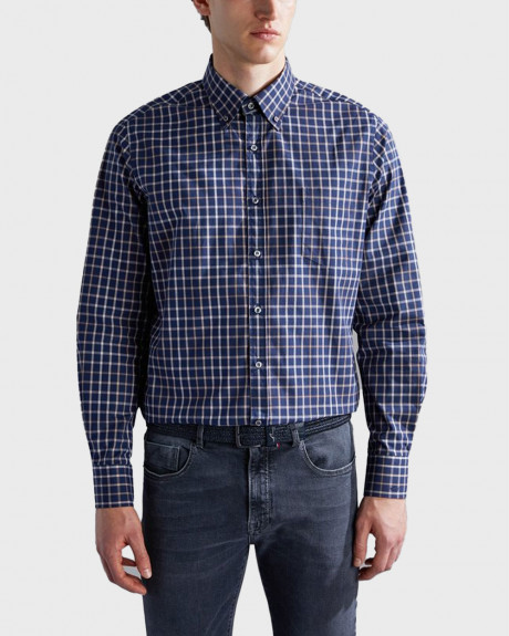 PAUL & SHARK MEN'S PLAID SHIRT - 14313025R