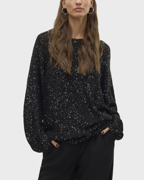 VERO MODA ΓΥΝΑΙΚΕΙO ΠΟΥΛΟΒΕΡ ΜΕ ΠΑΓΙΕΤΕΣ - 10318192