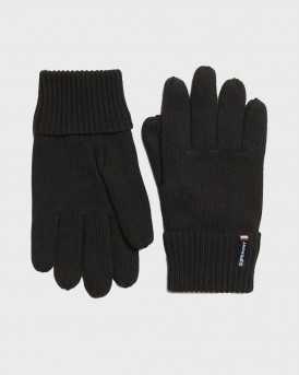 SUPERDRY ESSENTIAL LOGO UNISEX ΠΛΕΚΤΑ ΓΑΝΤΙΑ - M9310076A - ΜΑΥΡΟ