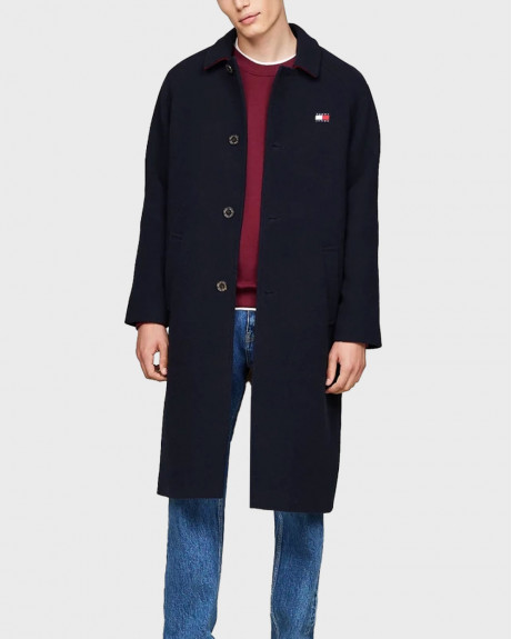 TOMMY JEANS ΑΝΔΡΙΚΟ ΜΑΛΛΙΝΟ ΠΑΛΤΟ - DM0DM20589