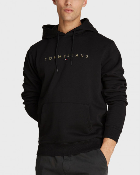 TOMMY JEANS LINEAR MEN'S HOODIE - DM0DM20503