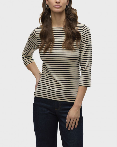 VERO MODA ΓΥΝΑΙΚΕΙΑ ΜΠΛΟΥΖΑ ΜΕ ΜΑΝΙΚΙΑ 3/4 - 10323423