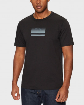 CALVIN KLEIN ΑΝΔΡΙΚΗ ΜΠΛΟΥΖΑ ΚΟΝΤΟΜΑΝΙΚΗ - K10Κ113803 - ΜΑΥΡΟ