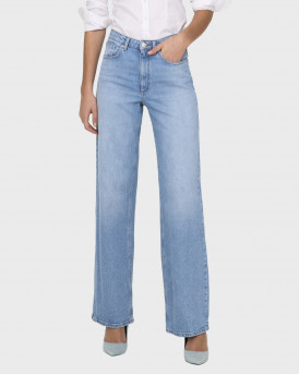 ONLY ΓΥΝΑΙΚΕΙΟ ΨΗΛΟΜΕΣΟ ΤΖΙΝ ΠΑΝΤΕΛΟΝΙ WIDE LEG - 15345249 - ΜΠΛΕ