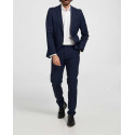 BOSS H-WENTEN MEN'S SLIM FIT SUIT TROUSERS - 50469184 - BLUE