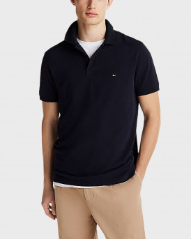 TOMMY HILFIGER ΑΝΔΡΙΚΗ ΚΟΝΤΟΜΑΝΙΚΗ ΜΠΛΟΥΖΑ ΠΟΛΟ - MW0MW37309 - ΜΠΛΕ