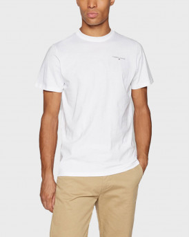 TOMMY JEANS ΑΝΔΡΙΚΗ ΜΠΛΟΥΖΑ ΚΟΝΤΟΜΑΝΙΚΗ ΣΤΕΝΗ ΓΡΑΜΜΗ - DM0DM21188 - ΑΣΠΡΟ