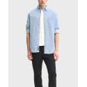 TOMMY JEANS MEN'S CORDUROY SHIRT - DM0DM20672 - BLUE
