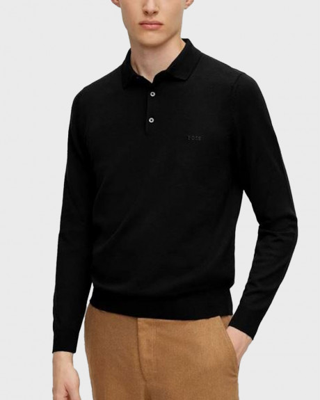 BOSS BONO ΑΝΔΡΙΚΗ ΜΑΛΛΙΝΗ ΜΠΛΟΥΖΑ POLO - 50476357 