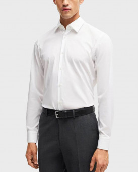 BOSS H-JOE MEN'S REGULAR FIT SHIRT - 50527190 - WHITE