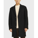 JACK & JONES ΑΝΔΡΙΚΟ ΜΑΛΛΙΝΟ ΠΑΛΤΟ - 12263845 - ΜΑΥΡΟ
