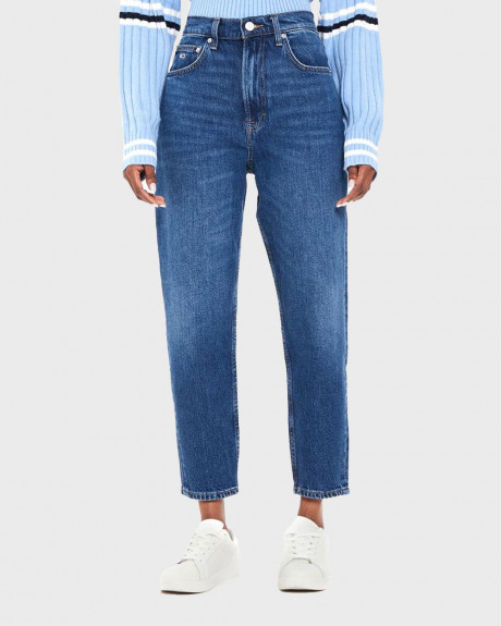 TOMMY JEANS ΓΥΝΑΙΚΕΙΟ ΨΗΛΟΜΕΣΟ ΤΖΙΝ MOM FIT - DW0DW19244