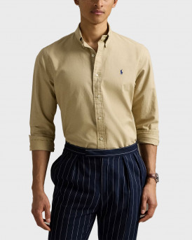 POLO RALPH LAUREN MEN'S OXFORD SHIRT - 710960612002 - BEIGE