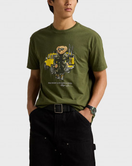 POLO RALPH LAUREN ΑΝΔΡΙΚΗ ΜΠΛΟΥΖΑ ΚΟΝΤΟΜΑΝΙΚΗ -  710854497042 - ΧΑΚΙ