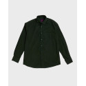 BLACKTOP FOUNDATION MEN'S CORDUROY SHIRT - BABY CORDY - BLACK
