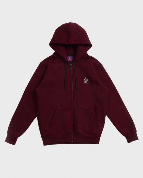 BLACKTOP FOUNDATION MEN'S ZIP HOODIE - SHAOLIN