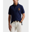 POLO RALPH LAUREN ΑΝΔΡΙΚΗ ΠΟΛΟ ΜΠΛΟΥΖΑ ΚΟΝΤΟΜΑΝΙΚΗ - 710958776001 - ΜΠΛΕ