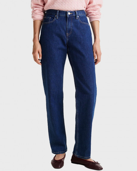 TOMMY HILFIGER ΓΥΝΑΙΚΕΙΟ ΤΖΙΝ ΠΑΝΤΕΛΟΝΙ ΙΣΙΑ ΓΡΑΜΜΗ - WW0WW43726