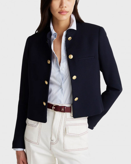 TOMMY HILFIGER ΓΥΝΑΙΚΕΙΟ ΣΑΚΑΚΙ MANDARIN ΣΤΕΝΗ ΓΡΑΜΜΗ - WW0WW44607