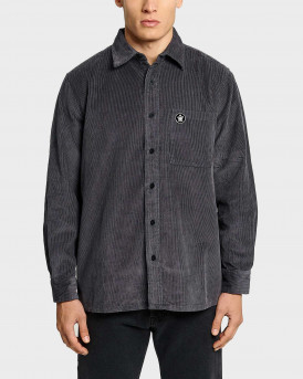 BLACKTOP FOUNDATION MEN'S SHIRT OVERSIZED - CORDY - GREY