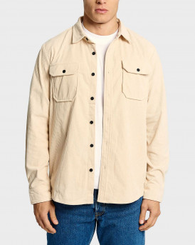 BLACKTOP FOUNDATION MEN'S SHIRT REGULAR FIT -  LIL CORDY - ECRU