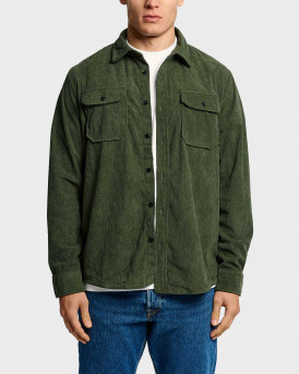 BLACKTOP FOUNDATION MEN'S SHIRT REGULAR FIT -  LIL CORDY - GREEN