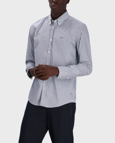 BOSS H-ROAN MEN'S SLIM FIT STRIPED SHIRT - 50520285