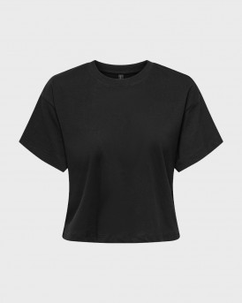 ONLY ΓΥΝΑΙΚΕΙΑ ΚΟΝΤΟΜΑΝΙΚΗ ΜΠΛΟΥΖΑ - 15343265 - ΜΑΥΡΟ