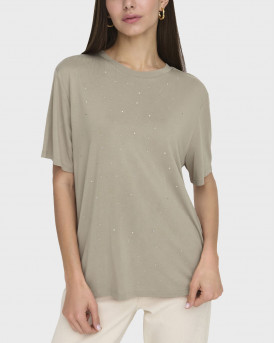 ONLY ΓΥΝΑΙΚΕΙΑ ΚΟΝΤΟΜΑΝΙΚΗ ΜΠΛΟΥΖΑ ΜΕ ΣΤΡΑΣ - 15343270 - ΜΠΕΖ