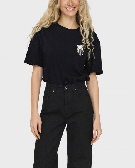 ONLY ΓΥΝΑΙΚΕΙΑ ΚΟΝΤΟΜΑΝΙΚΗ ΜΠΛΟΥΖΑ ΜΕ ΣΤΡΑΣ - 15343769