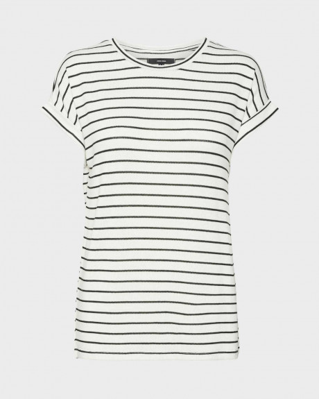 VERO MODA WOMEN'S BLOUSE O-NECK KNITTED - 10291353