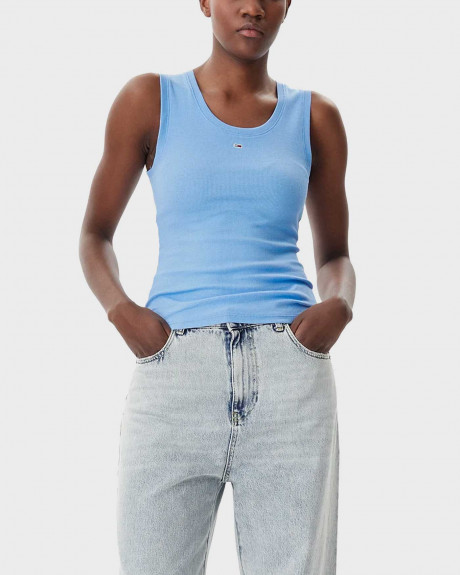 TOMMY JEANS ΓΥΝΑΙΚΕΙΟ ΑΜΑΝΙΚΟ ΤΟΠ - DW0DW20673