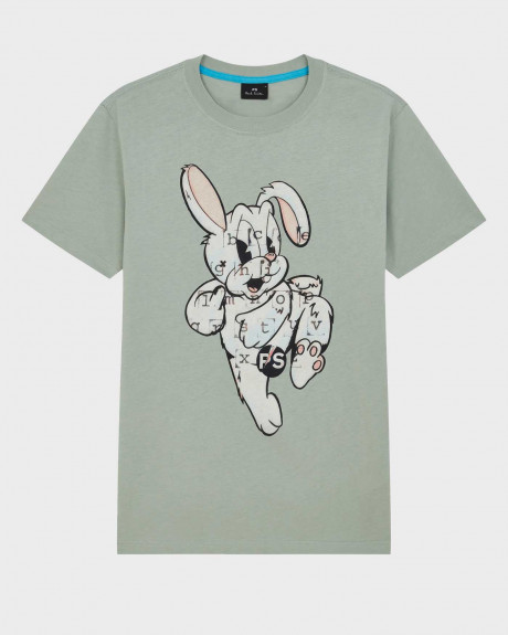 PAUL SMITH BUNNY PRINT ΑΝΔΡΙΚΗ ΚΟΝΤΟΜΑΝΙΚΗ ΜΠΛΟΥΖΑ - M2R-011R-PP5132