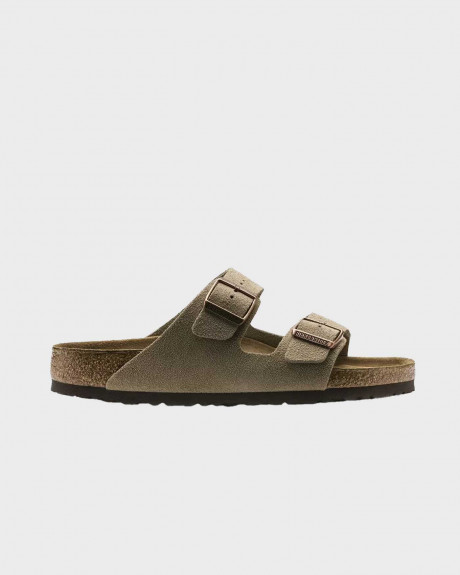BIRKENSTOCK ARIZONA SOFT FOOTBED ΓΥΝΑΙΚΕΙΑ ΔΕΡΜΑΤΙΝΑ ΣΟΥΕΤ ΣΑΝΔΑΛΙΑ - 0951303