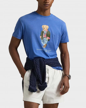 POLO RALPH LAUREN ΑΝΔΡΙΚΗ ΚΟΝΤΟΜΑΝΙΚΗ ΜΠΛΟΥΖΑ - 710958193001 - ΜΠΛΕ