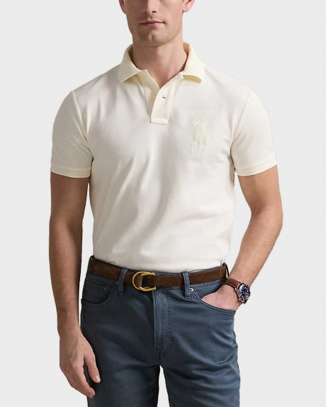 POLO RALPH LAUREN BIG PONY MESH ΑΝΔΡΙΚΗ ΚΟΝΤΟΜΑΝΙΚΗ ΜΠΛΟΥΖΑ ΠΟΛΟ - 710938137004