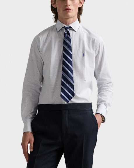 POLO RALPH LAUREN MEN'S SHIRT WITH MICRO PATTERN - 710968933002
