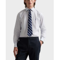 POLO RALPH LAUREN MEN'S SHIRT WITH MICRO PATTERN - 710968933002 - WHITE