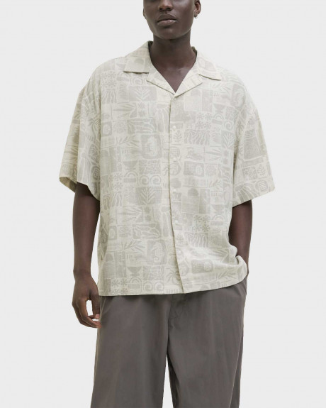 JACK & JONES MEN'S SHORT-SLEEVED SHIRT - 12269199