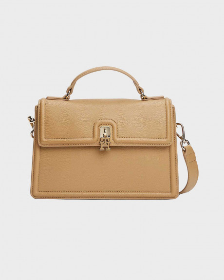 TOMMY HILFIGER TH ETERNITY MINI SATCHEL WOMEN'S HAND BAG - AW0AW17176