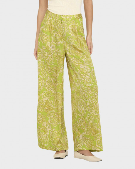 ONLY WOMEN'S WIDE LEG SATIN TROUSERS - 15339991