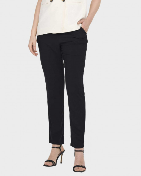 ONLY WOMEN'S HIGH RISE ELASTICATED TROUSERS - 15222229