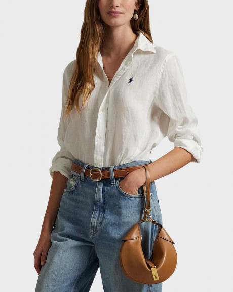 POLO RALPH LAUREN ΓΥΝΑΙΚΕΙΟ ΛΙΝΟ ΠΟΥΚΑΜΙΣΟ - 211970730001