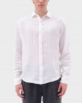 DIRTY LAUNDRY MEN'S LINEN SHIRT - DLMS000134 - WHITE