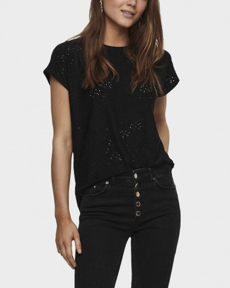 ONLY ΓΥΝΑΙΚΕΙΟ ΚΟΝΤΟΜΑΝΙΚΟ ΤΟΠ ΜΕ ΔΙΑΤΡΗΤΟ ΣΧΕΔΙΟ - 15231005