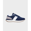 PEPE JEANS BUSTER KNIT ΑΝΔΡΙΚΑ ΔΕΡΜΑΤΙΝΑ SNEAKERS - PMS60039 - ΜΠΛΕ