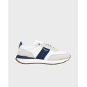 PEPE JEANS BUSTER KNIT ΑΝΔΡΙΚΑ ΔΕΡΜΑΤΙΝΑ SNEAKERS - PMS60039 - ΜΠΛΕ